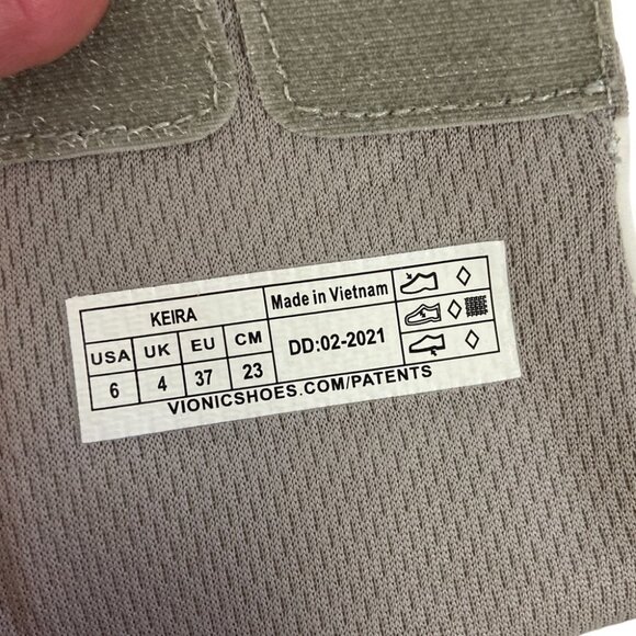 Vionic Keira Slide Sandals Slip On White Size 6 Nordstrom Shoe Minimalist Slides - Picture 8 of 10